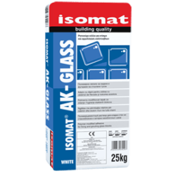 ISOMAT AK-GLASS - Ρητινούχα, τσιμεντοειδής κόλλα για κόλληση και αρμολόγηση υαλότουβλων