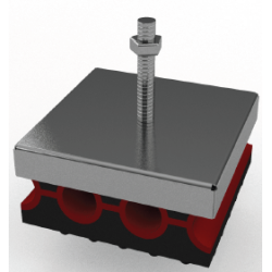 Vibro-EP Metal Micro: Αντικραδασμικά εφέδρανα με μεταλλικό κάλυμμα