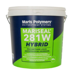 MARISEAL 281W - ΛΕΥΚΟ  Επαλειφόμενη Στεγανοποιητική μεμβράνη Υβριδικής πολυουρεθάνης ΔΟΧΕΙΟ 15 KG