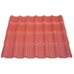 Πλαστικό κεραμίδι ΚΟΚΚΙΝΟ  ΤΙΜΗ/ m2