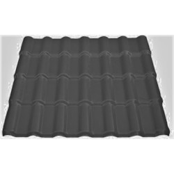 Πλαστικό κεραμίδι ΓΚΡΙ   ΤΙΜΗ /m2