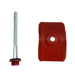 Μεταλλική καλύπτρα+Βίδα με βαμμένο κεφάλι Ξύλου (6,0x80) ή Μετάλλου (6,3x70)