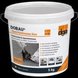 DOBAU® Spachtelmasse Duo - Ινοπλισμένη ασφαλτική μάζα, χωρίς διαλύτες, για επισκευές στον χώρο της στέγης και της ζώνης κάτω από το έδαφος