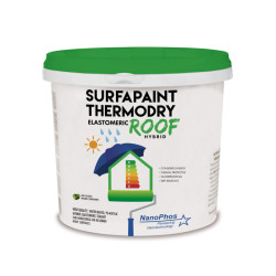 SurfaPaint™ ThermoDry Elastomeric Roof Hybrid - Θερμομονωτικό, ελαστομερές στεγανωτικό υβριδικής τεχνολογίας (πολυουρεθανικό-ακρυλικό)