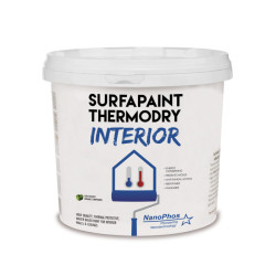 SurfaPaint ThermoDry Interior - Θερμοπροστατευτικό ακρυλικό χρώμα για εσωτερική χρήση, υδατικής βάσης
